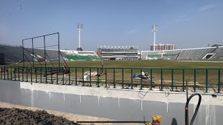 Qaddafi stadium latest update about renovation and finishing | #sportspage #championstrophy2025