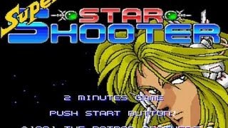 Sharp X68000 Super Star Shooter Gameplay 2 Minutes Game