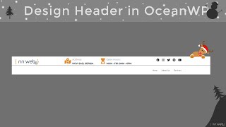 Make Custom Top Bar in OceanWP theme in WordPress