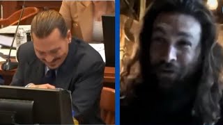 Jason Momoa Takes The Stand In Johnny Depp's Trial😂 [made by @geomfilms] ....All Parts