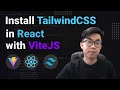 How to use Tailwind CSS in React with Vite | Install TailwindCSS in React with ViteJS for Beginners
