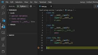 Python: Calling parent constructor with multiple inheritance