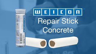 Effective concrete repair and dowel fixing | WEICON Repair Stick Concrete