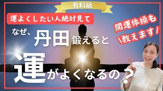 【9割が本気で知らない】丹田を鍛えると運がよくなる仕組みを徹底解説します。