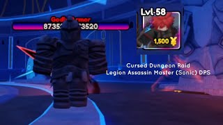 Can Legion Assassin Master Solo Cursed Dungeon Raid? | Anime Defenders