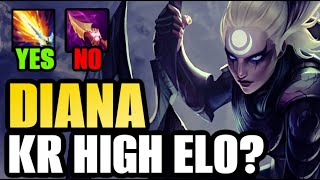 How Viable is DIANA in KR HIGH ELO?