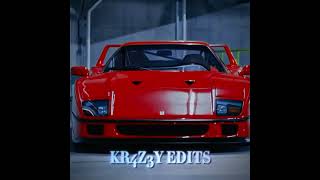 SPRINTER X FERRARI F40 [EDIT] #edit #centralcee #ferrari #ferrarif40 #santandave