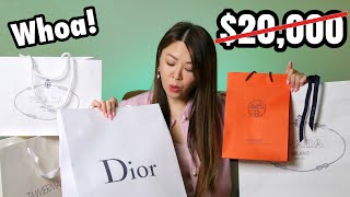 HUGE LUXURY DESIGNER HAUL! ft Dior, Prada, Burberry, Zimmermann, Farfetch