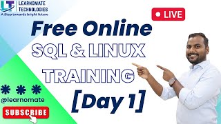 [Day 1] FREE SQL & LINUX TRAINING | Learnomate Technologies