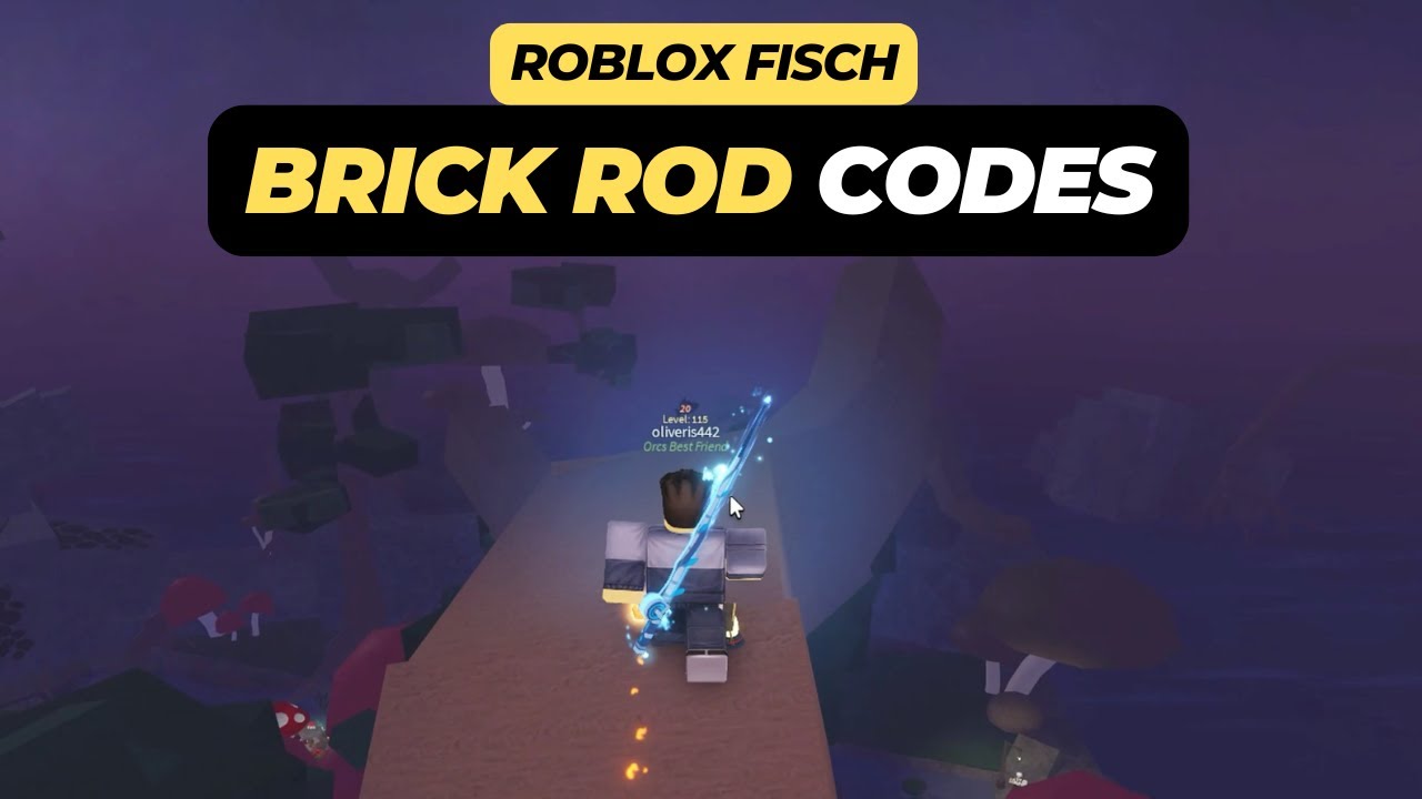 Brick Rod Code Locations In Roblox Fisch Youtube