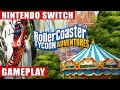 RollerCoaster Tycoon Adventures Nintendo Switch Gameplay