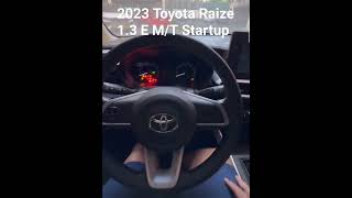 2023 Toyota Raize 1.2 E M/T Startup (Recorded by: fjacruiser in Instagram story)