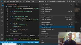 Make an inventory system with Python Arcade