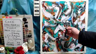 Oil painting abstract day 3  op1400-3 [LIVE]--  \