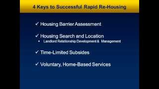 Rapid Rehousing Module 4: Supportive Services