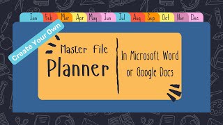 How to Create a Teacher Planner Tutorial in Microsoft Word and Google Docs
