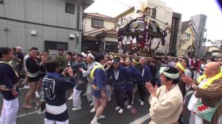 平成27年 蕨市 塚越稲荷神社「初午祭」本社神輿渡御 。