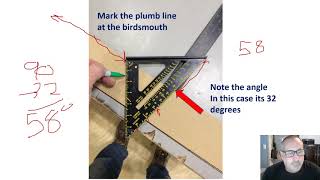 Layout a common with speed square