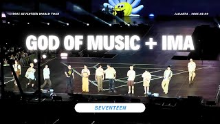 [4K] SEVENTEEN - GOD OF MUSIC + IMA - Right Here in Jakarta - 250209 | Fancam