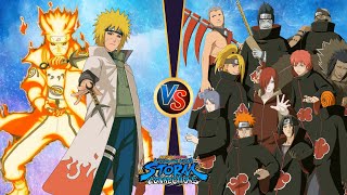 Minato Namikaze Reanimation VS Akatsuki Marathon battle NARUTO X BORUTO Ultimate Ninja STORM