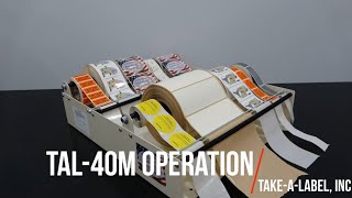 TAL-40M: Manual Label Dispenser