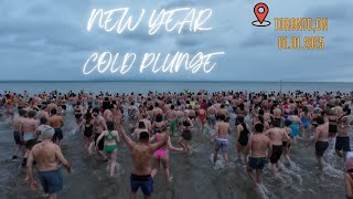 NEW YEAR AND NEW ME ! | COLD PLUNGE  TORONTO | KANADA'DA DELI TURKLER SOGUKTA BUZ GIBI GOLE GIRDI !