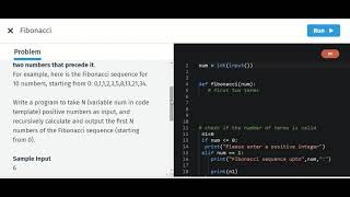 Part 15 Python Functional Programming Fibonacci sequence through SoloLearn in python