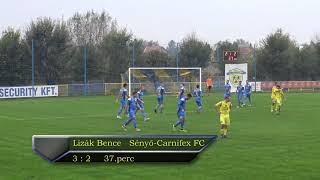 Sényő-Carnifex FC - Sajóbábonyi VSE 6 : 2 ( 3 : 2 ) 2020.10.25. összefoglaló