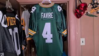 GREEN BAY PACKERS BRETT FAVRE #4 RETAIL AUTHENTIC HOME REEBOK FOOTBALL JERSEY  2007