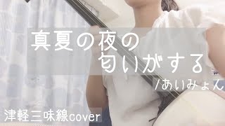 『真夏の夜の匂いがする/あいみょん』津軽三味線×ギターcover(shamisen×guiter/playing alone/Japanese traditional instrument)