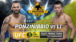 UFC Fight Night Santiago Ponzinibbio vs Li Jingliang Fight Predictions | MMA Hoodie