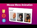 Create Mouse Move 3D CSS Animation | Cursor Animation Effects