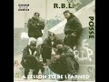 r.b.l. posse a lesson to be learned