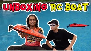 UNBOXING RC BOAT RM200 bikin leleh !