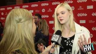 Elle Fanning Opens Up About Sister Dakota \u0026 Angelina Jolie! (Sundance 2014)