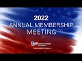 AHA 2022 Annual Membership Meeting:  Highlights from the Meeting