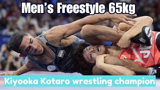 Japan’s Kiyooka Kotaro Shines with Gold in 65kg Wrestling at Paris 2024