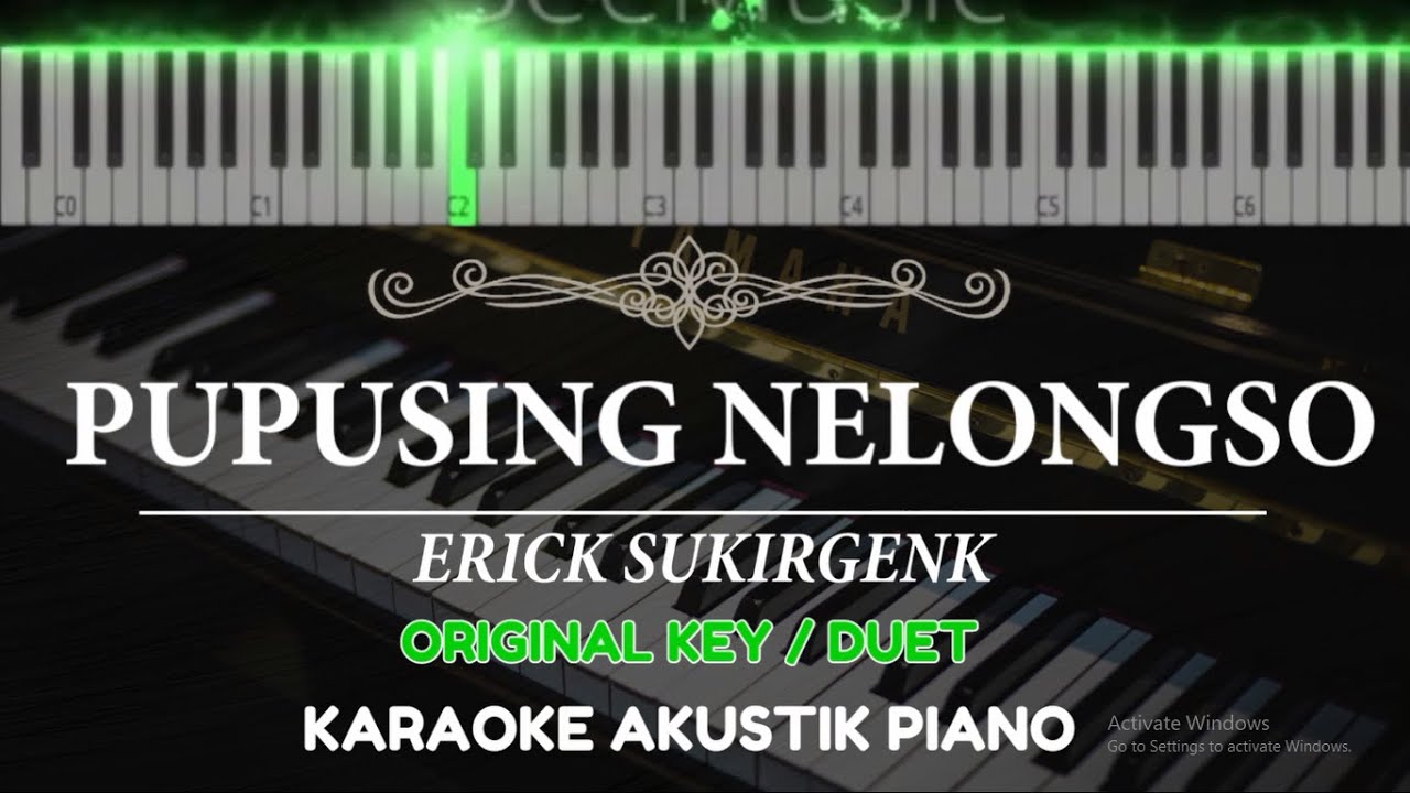 Pupusing Nelongso Erick Sukirgenk Original Key Duet Karaoke