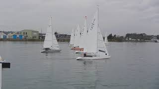 Bembridge Illusions - Trafalgar Trophy 2020 - Start of the first race (Race 5) on Sunday