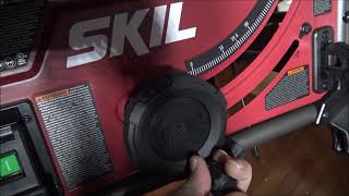 The SKIL TS6307-00 10'' Jobsite Table Saw Unboxing and setup