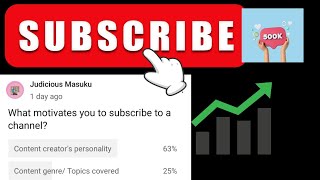 What makes people subscribe on youtube