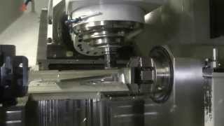 High performance machining of steam turbine blades on LX 251