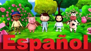 Al corro de las flores | Canciones infantiles | LittleBabyBum