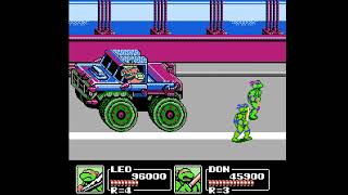 Teenage Mutant Ninja Turtles III: The Manhattan Project NES 2 player Netplay 60fps