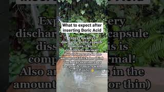 What to expect after inserting Boric Acid? #boricacidsuppositories #yeastinfection #womenshealth