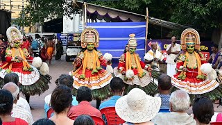 Guruvayur Temple Ulsavam 2024 | Arjuna Nritham | Mayilpeeli Thookkam