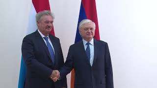 ԱԳ նախարար Էդվարդ Նալբանդյանը հանդիպեց Լյուքսեմբուրգի  ԱԳ նախարար Ժան Ասելբորնի հետ