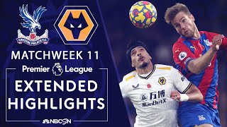 Crystal Palace v. Wolves | PREMIER LEAGUE HIGHLIGHTS | 11/6/2021 | NBC Sports