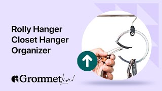 Rolly Hanger: Efficiently Hang Items and Optimize Space in Your Closet | Grommet Live