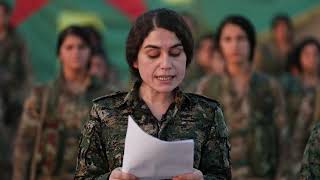 Daxuyaniya YPJ ji bo piştgiriya jinên Afgan û Şengalî